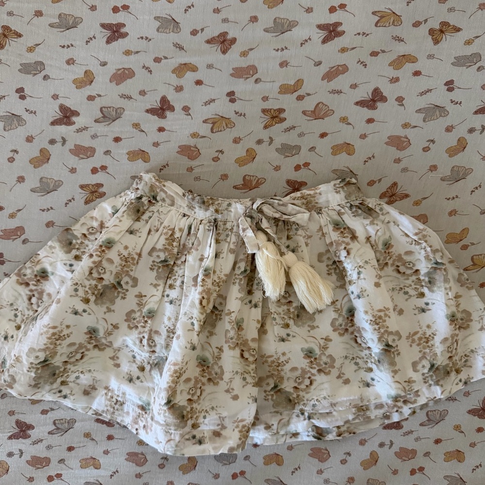 Jamie Kay Floral Cream Skirt